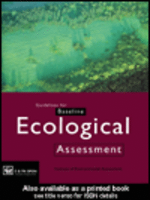 cover image of Guidelines for Baseline Ecological Assessment